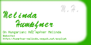 melinda humpfner business card